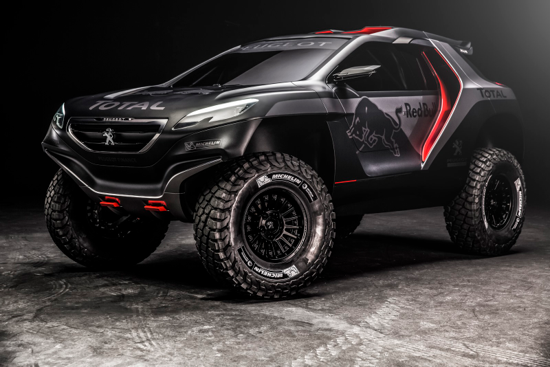 Illustration for article titled Peugeot's Mean-Ass Rally Buggy Is Here To Win Dakar And Scare Children